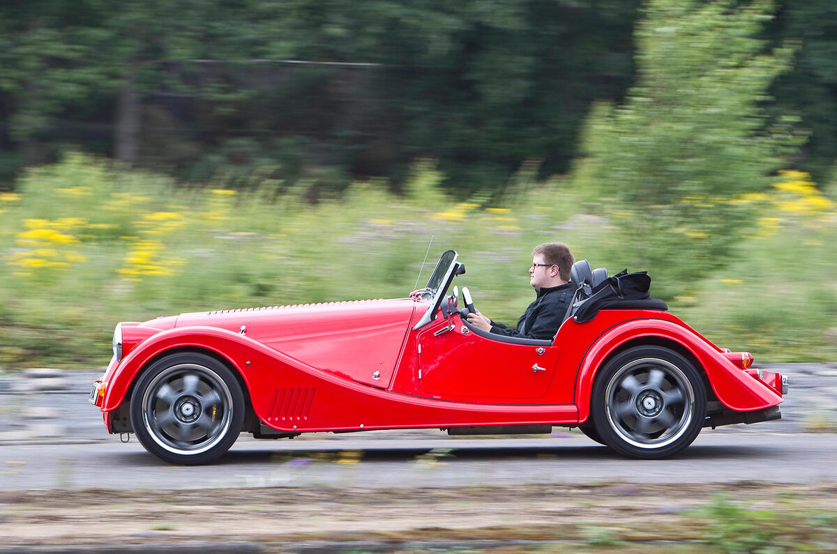 Morgan Plus 8 side profile