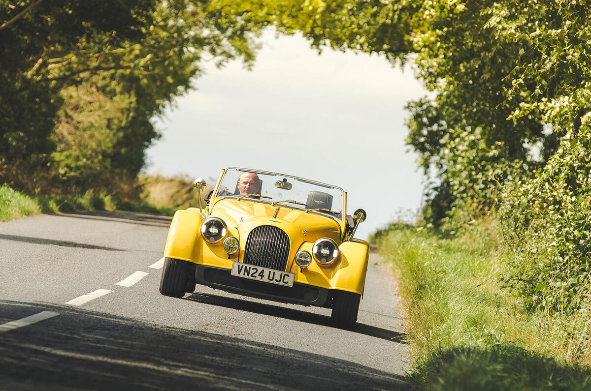 morgan plus four review 2024 04 head on