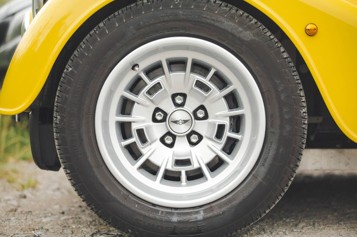 morgan plus four review 2024 08 wheels