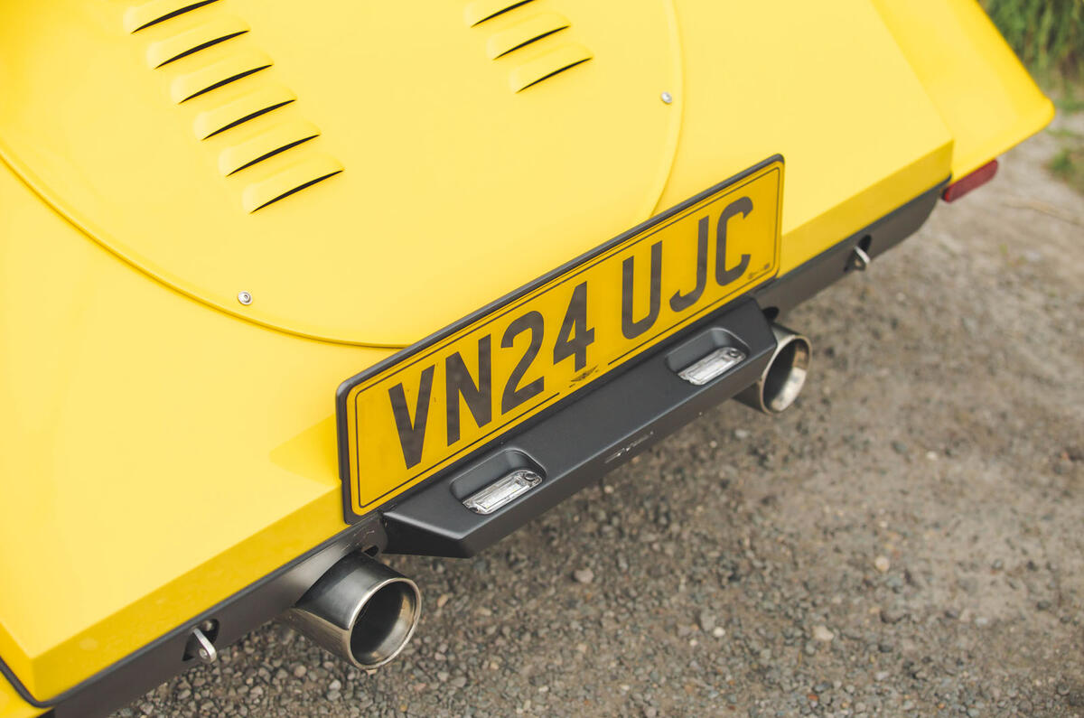 morgan plus four review 2024 13 exhaust