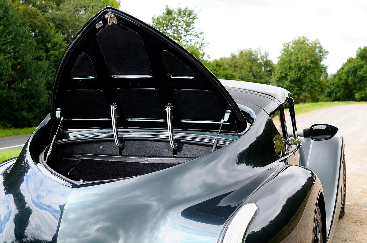 Morgan Aero Supersports boot space