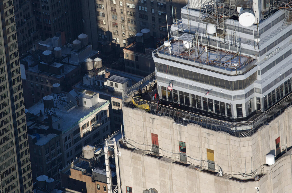 no title Ford Mustang on top of the world