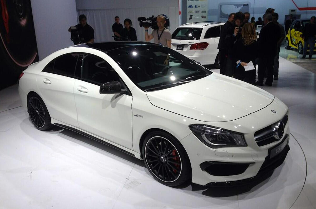 New York motor show: Mercedes-Benz CLA45 AMG 4Matic