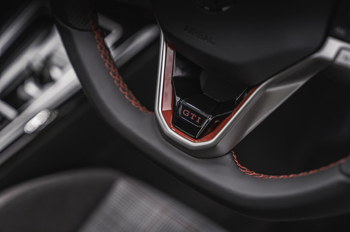New Volkswagen Golf GTI bottom steering wheel