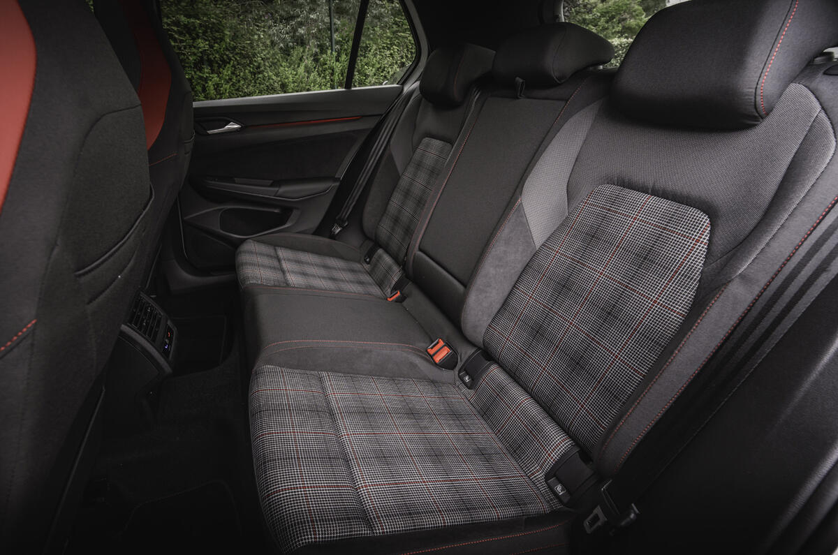 New Volkswagen Golf GTI rear seats