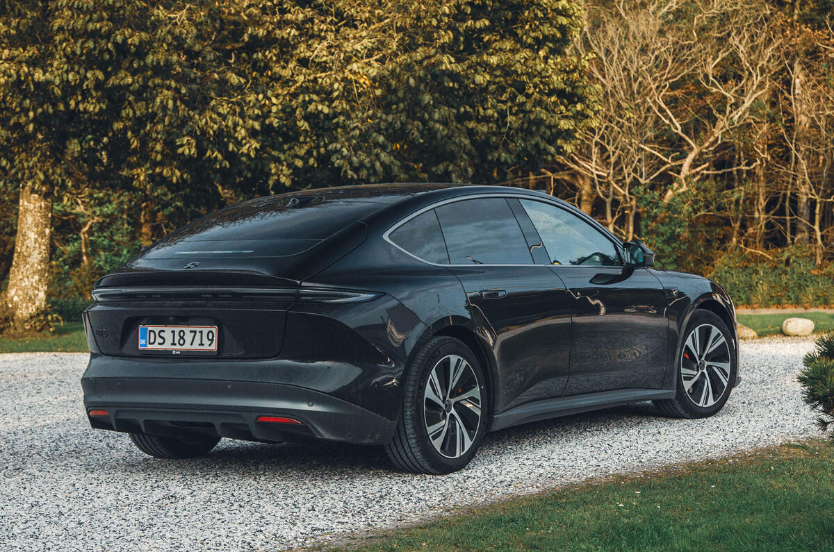 nio et5 touring review 2023 26 saloon rear static nio et5 touring review 2023 26 saloon rear static