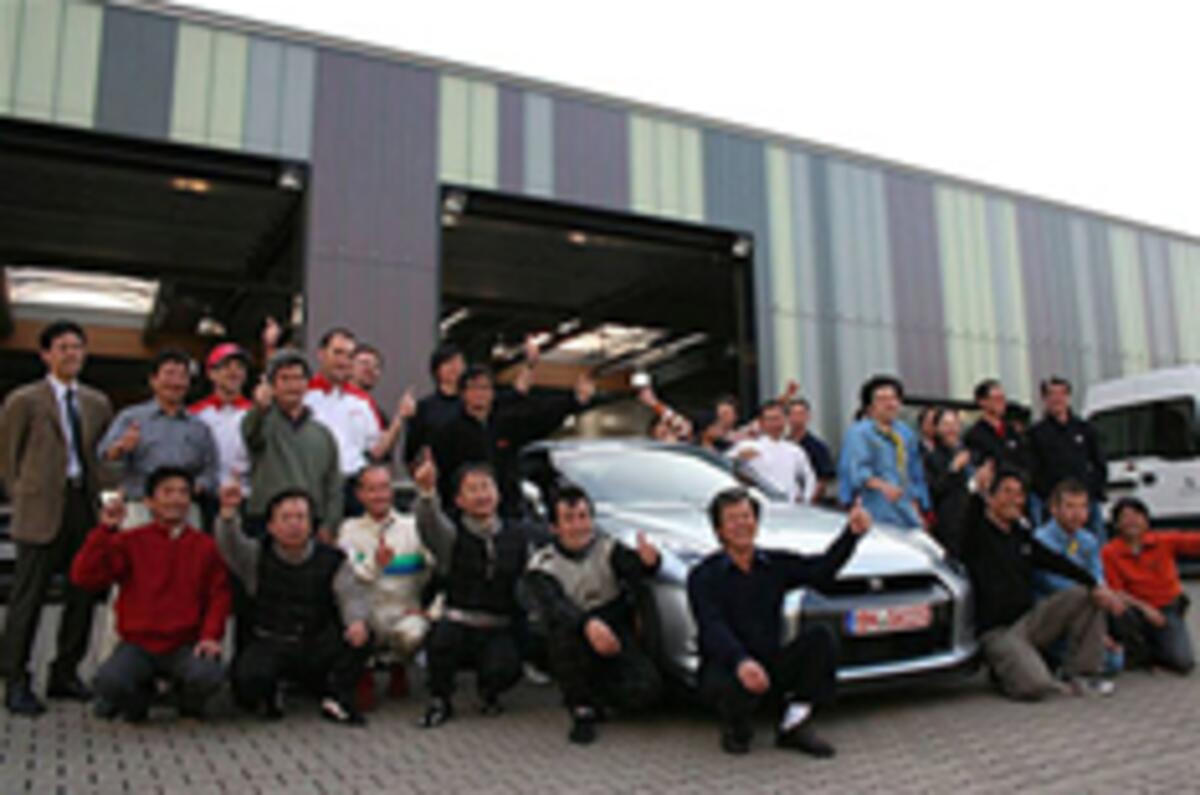 GT-R back at the 'Ring