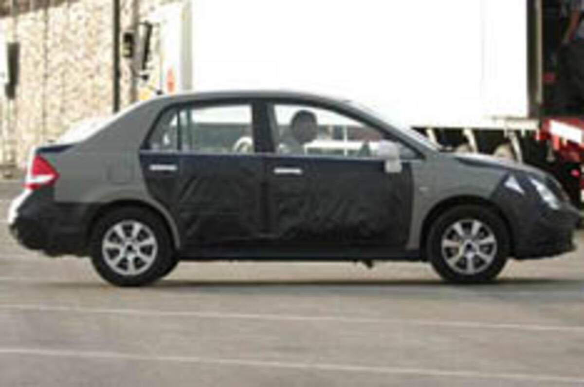 Next Nissan Almera spied in Spain