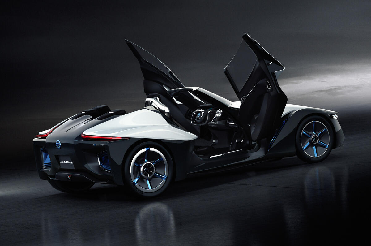 no title Nissan BladeGlider sports EV revealed