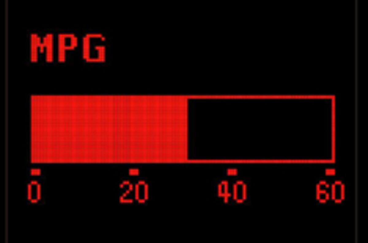 Nissan gauges fuel efficiency