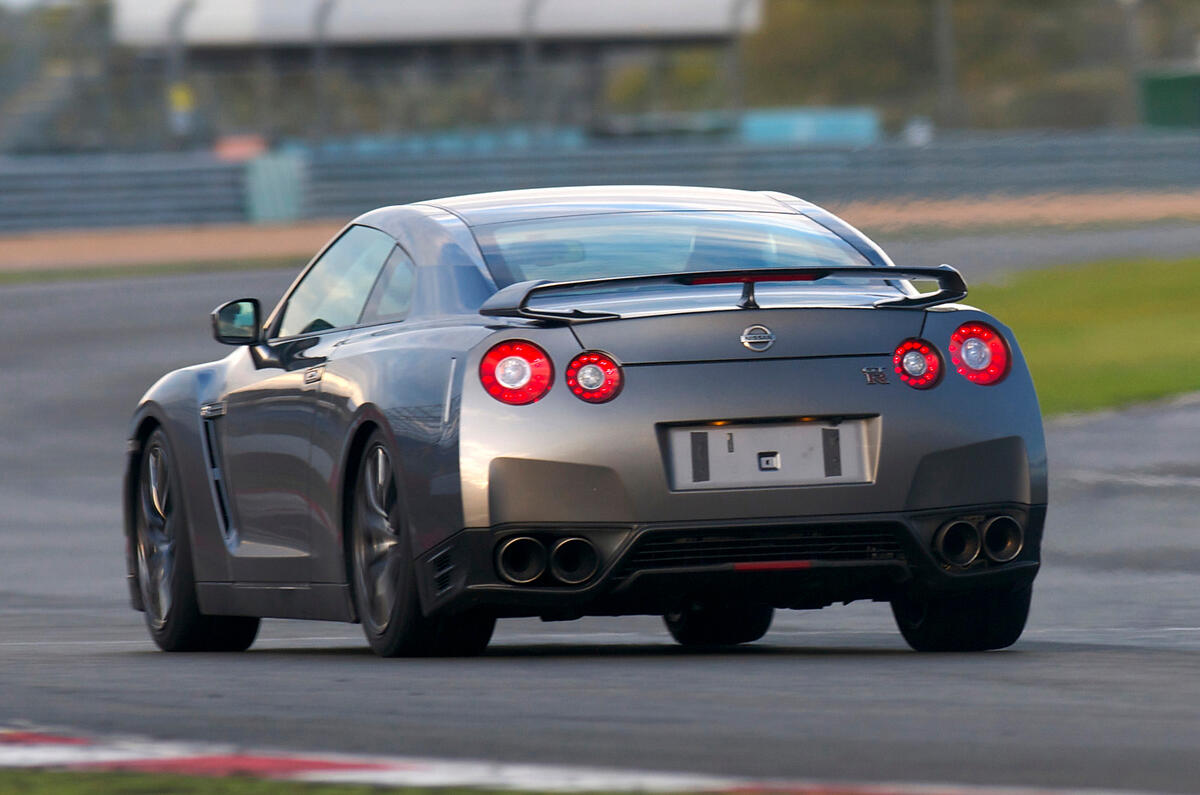 Nissan GT-R rear cornering