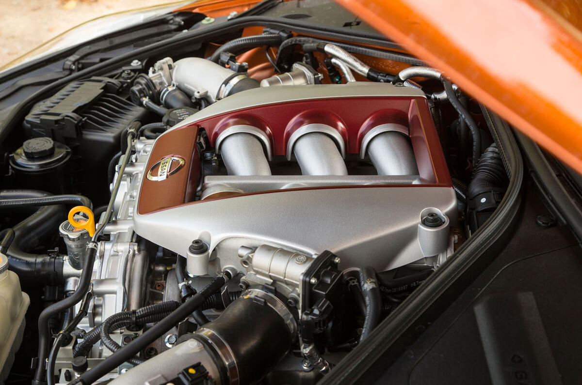 3.8-litre V6 Nissan GT-R engine