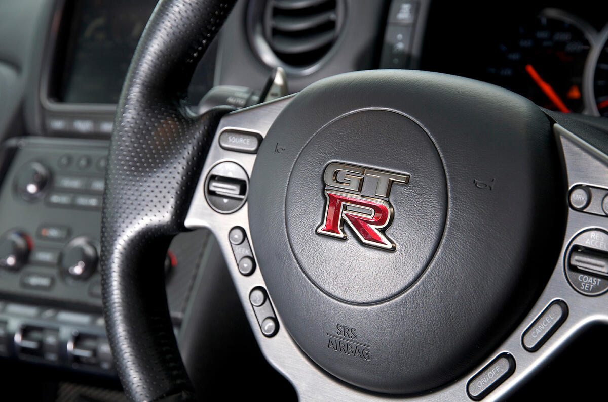 Nissan GT-R steering wheel