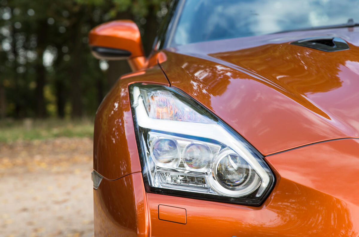 Nissan GT-R LED headlights