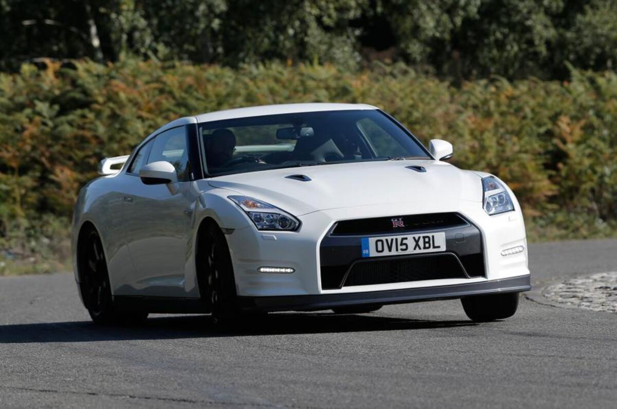 Nissan GT-R cornering