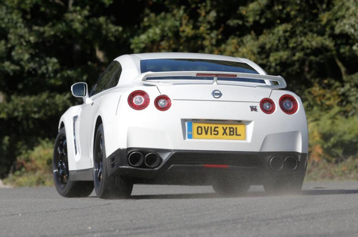 Nissan GT-R rear cornering
