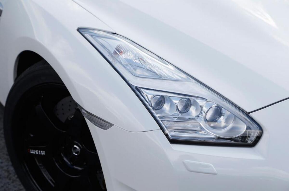 GT-R Track Edition headlights