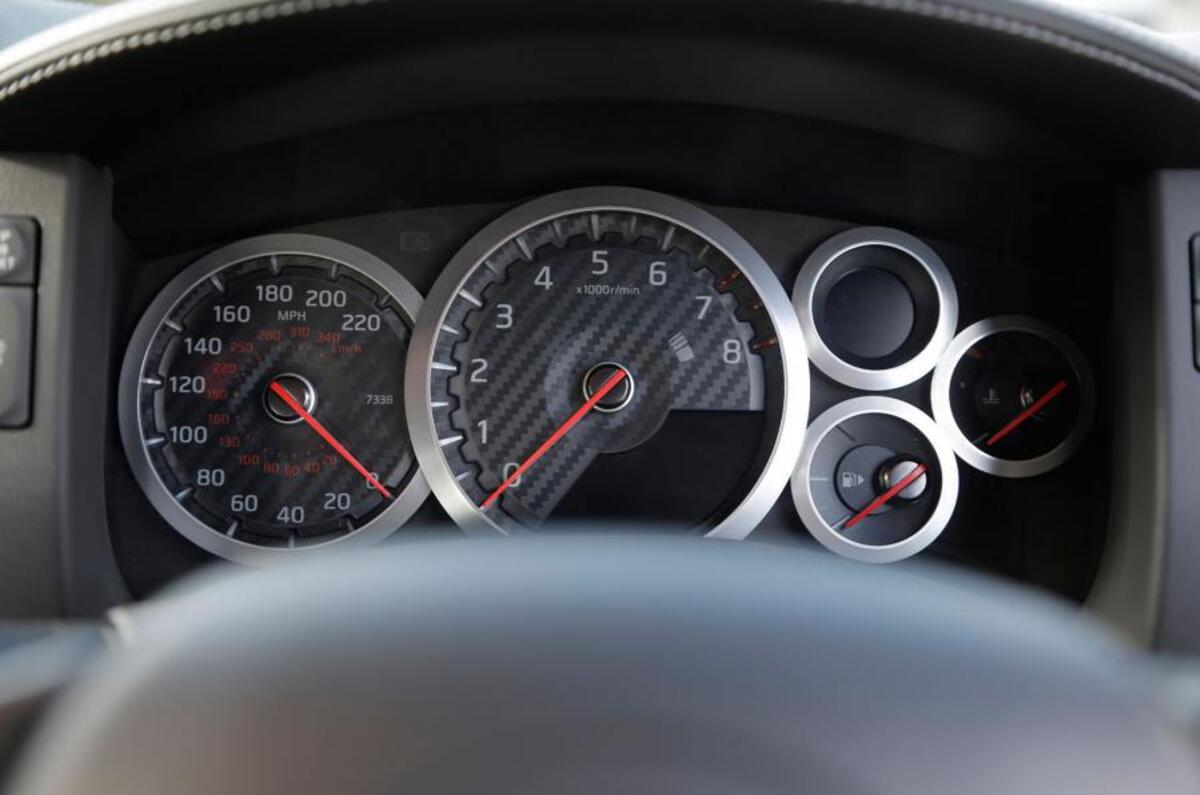 Nissan GT-R instrument cluster