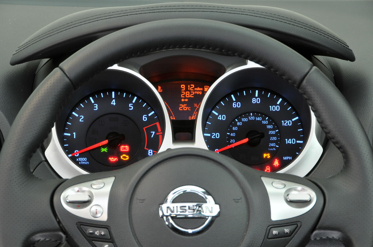 Nissan Juke instrument cluster