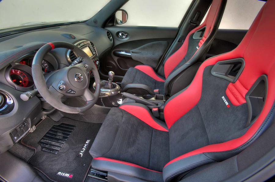 Recaro sports seats are among the cabin upgrades