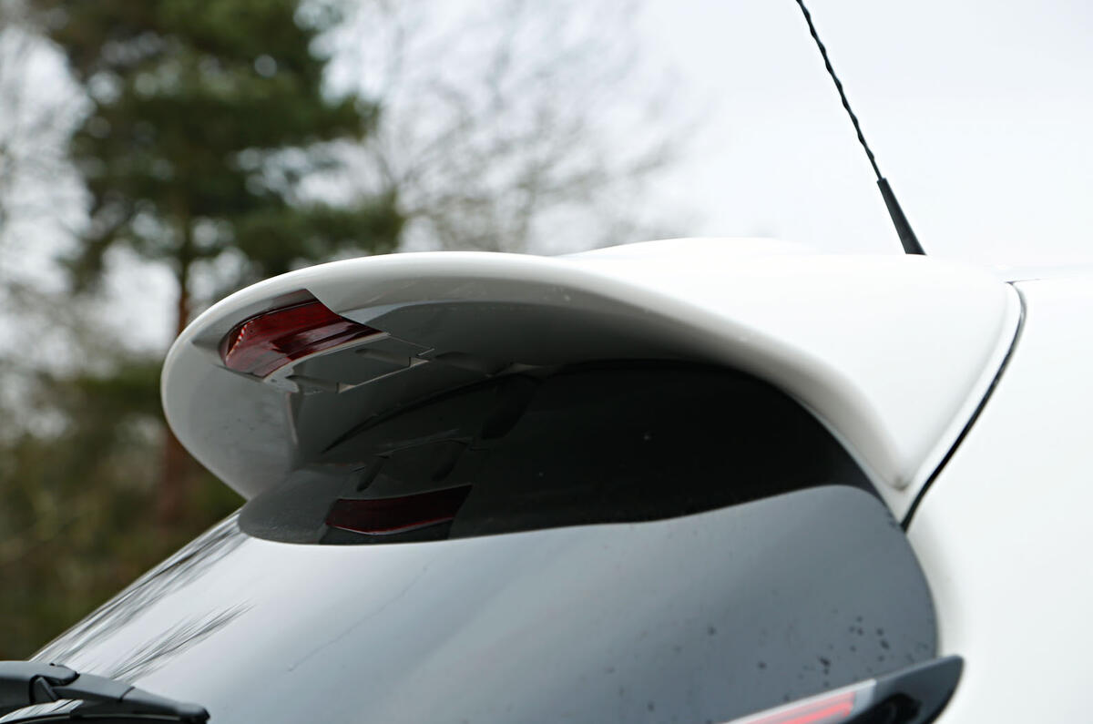 Nissan has fettled the rear spoiler on the Juke Nismo RS for better airflow