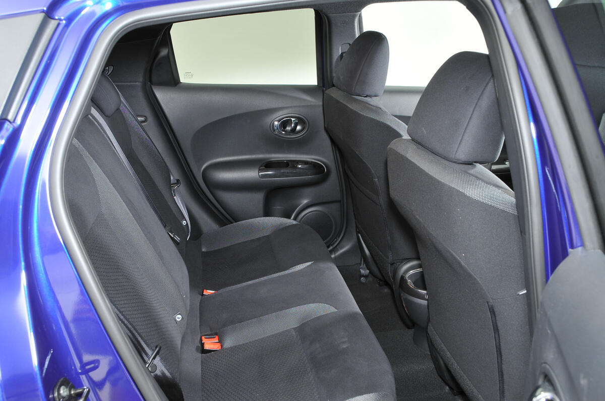 Nissan Juke rear seats