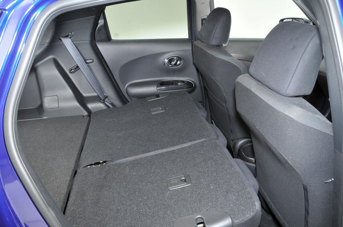 Nissan Juke seating flexibility