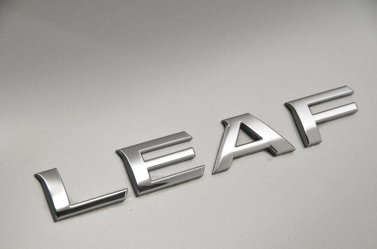 Nissan Leaf badging