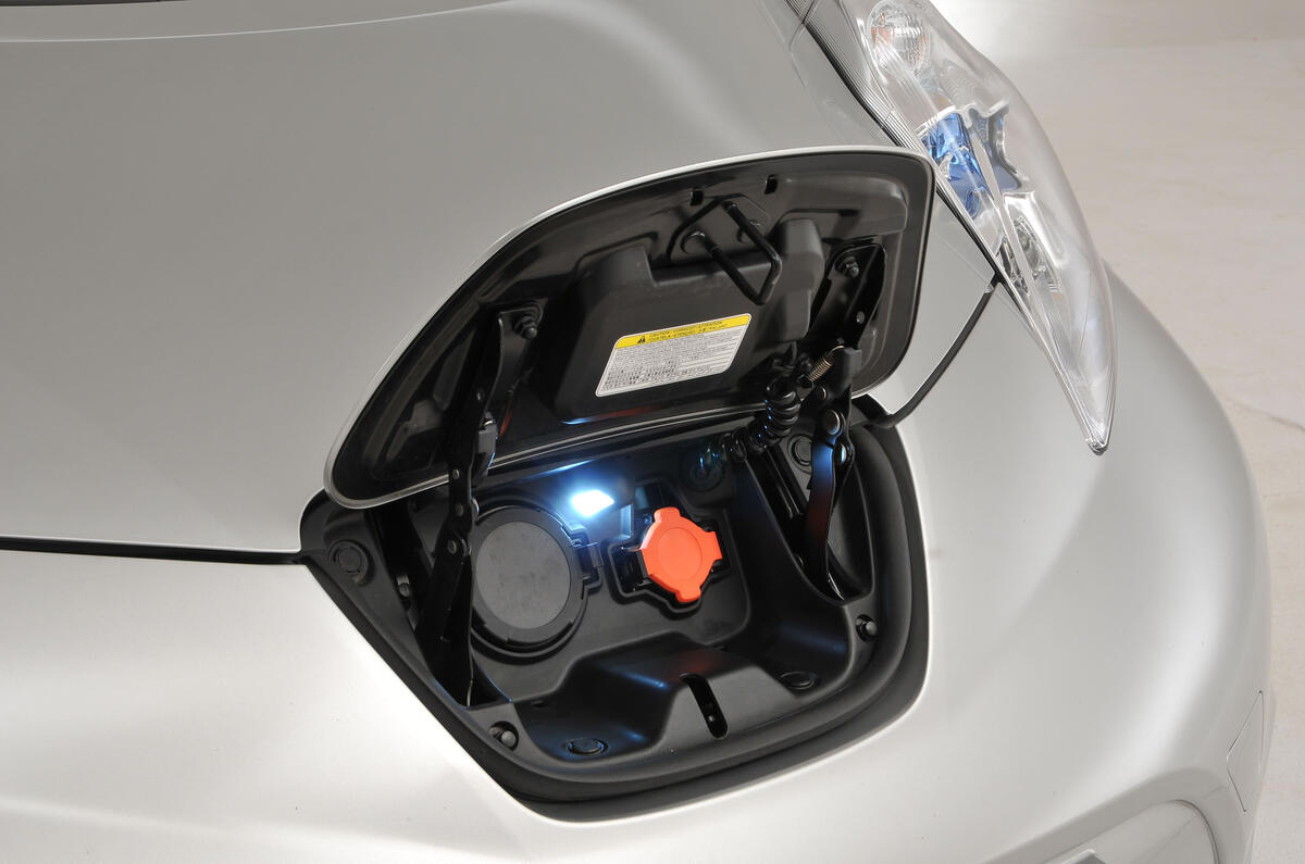 Nissan Leaf charging point