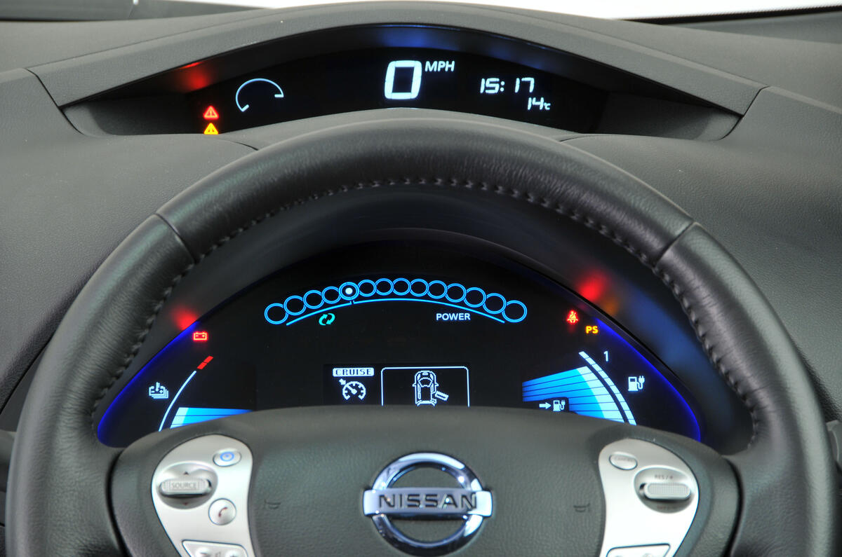 Nissan Leaf instrument cluster