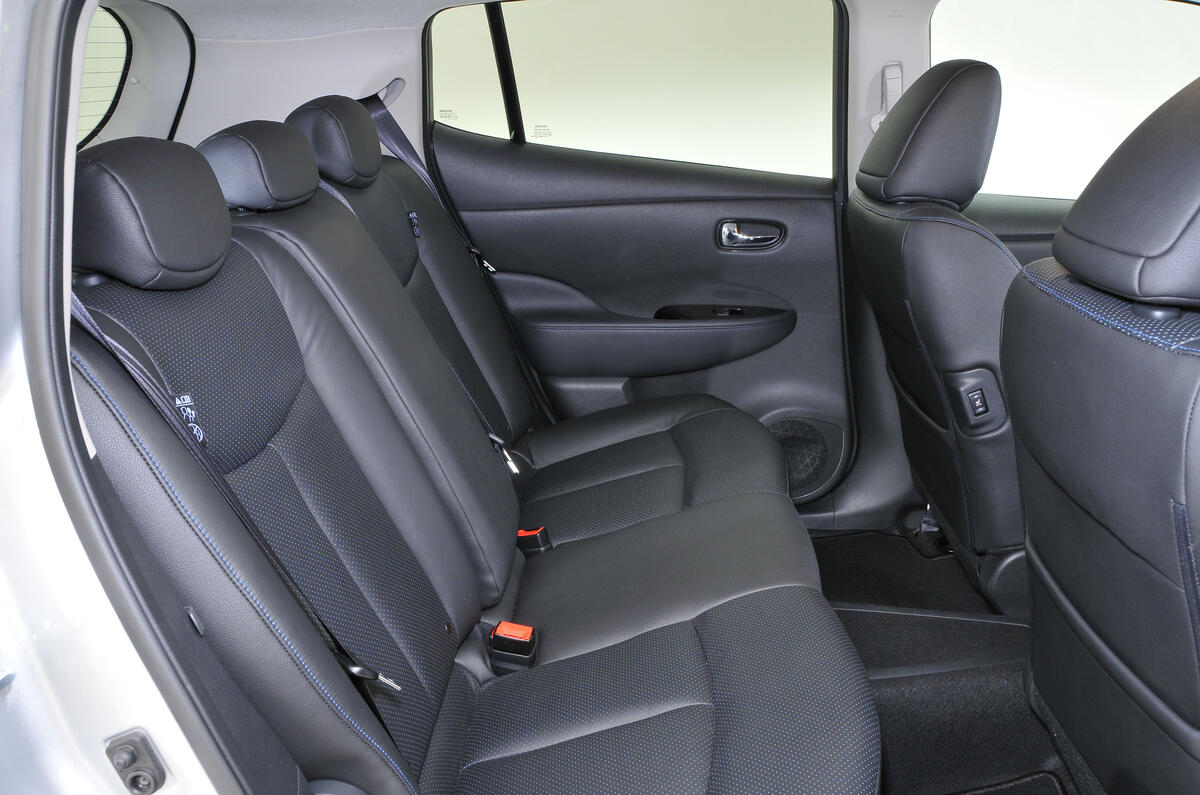 Nissan Leaf rear seats