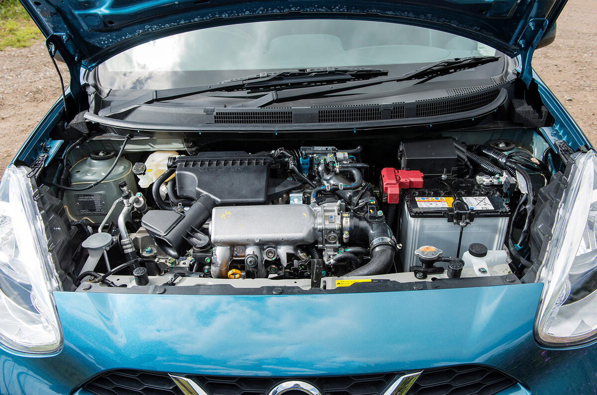 Nissan Micra three-cylinder engine