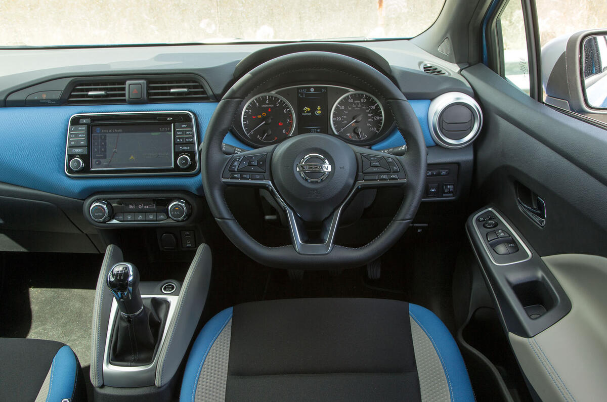 Nissan Micra dashboard