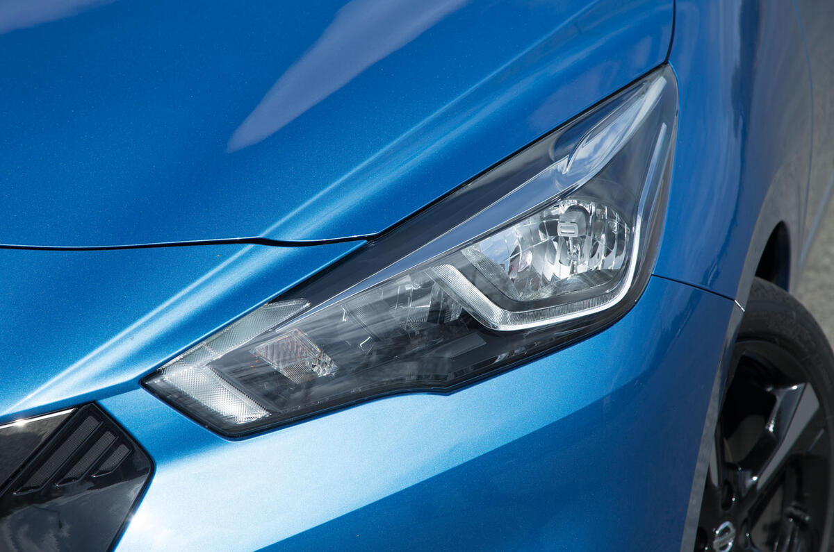 Nissan Micra headlights