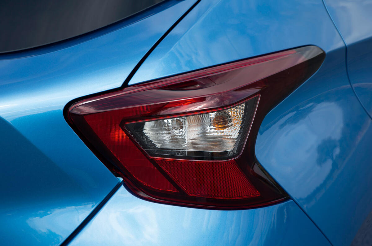 Nissan Micra rear lights