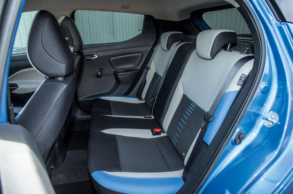 Nissan Micra rear seats