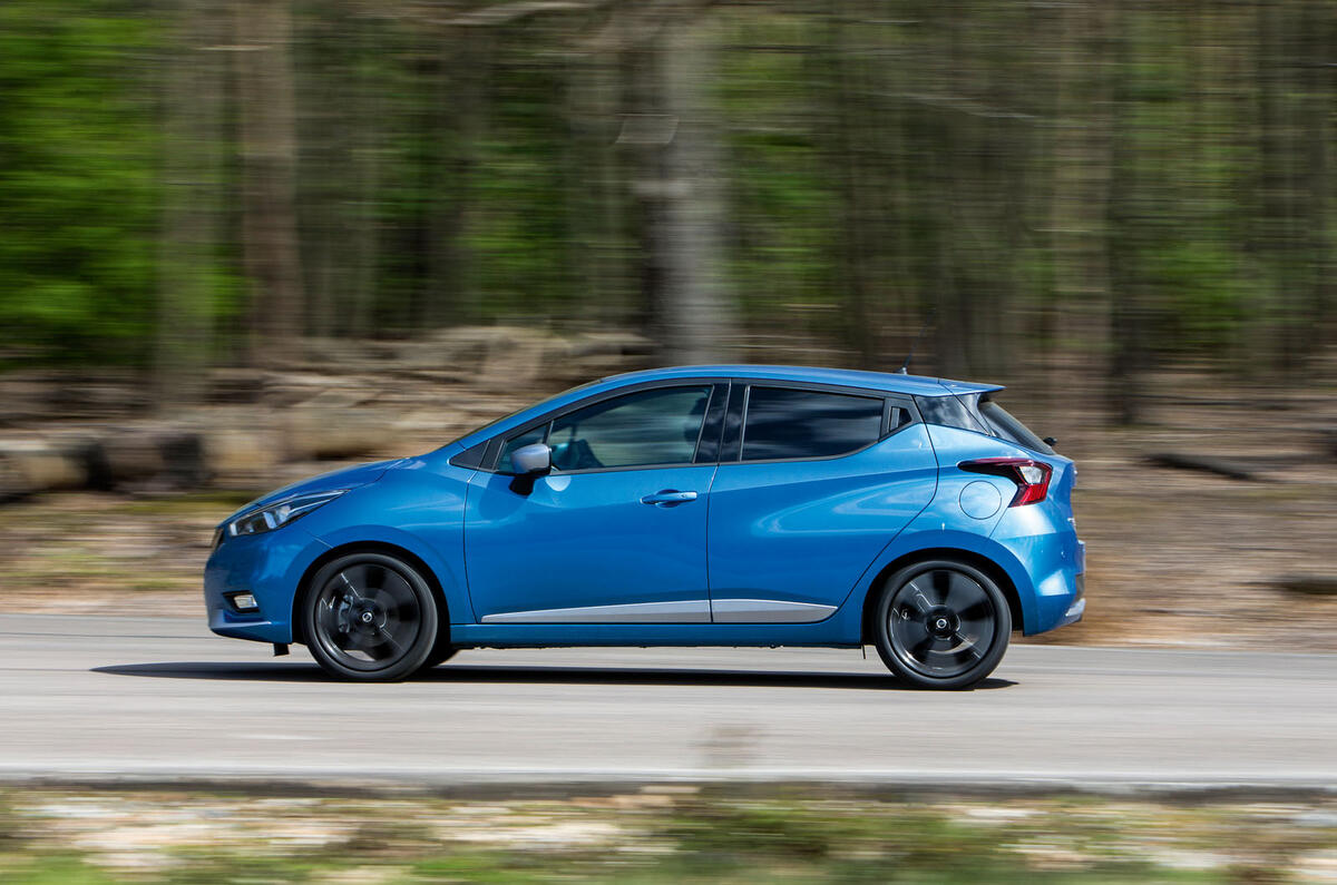 Nissan Micra side profile