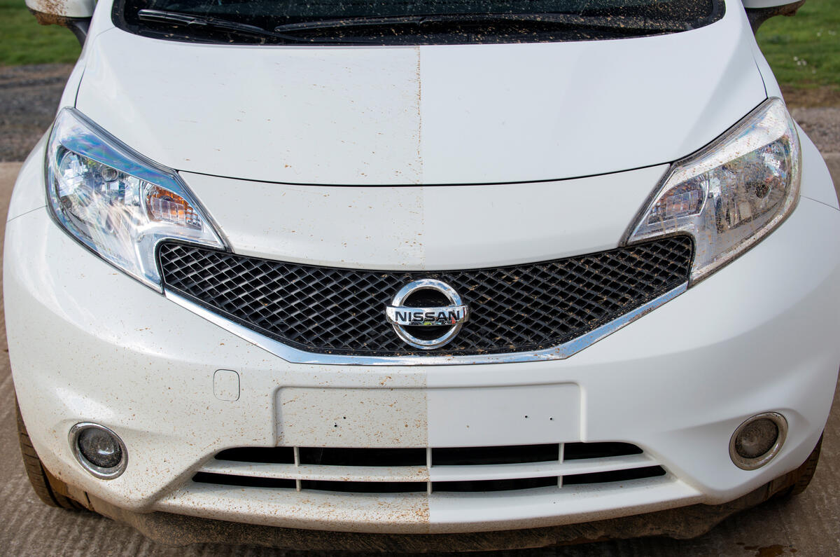no title Nissan reveals self-cleaning car tech on new Note