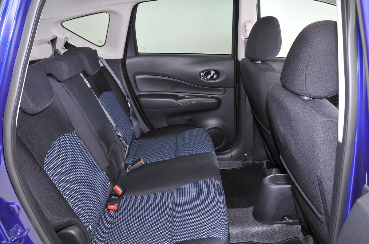 Nissan Note rear seats