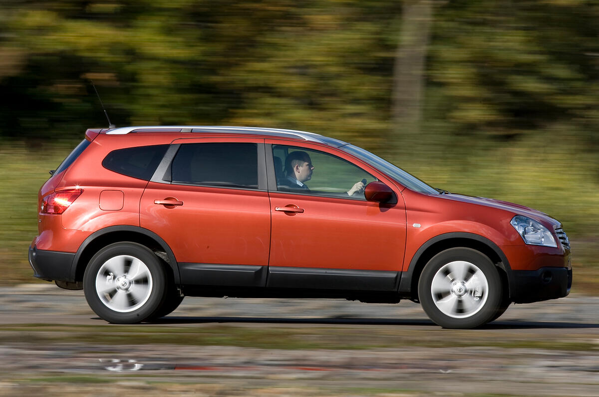 Qashqai+2 swells noticeably over the standard five-seat model The 148bhp Nissan Qashqai