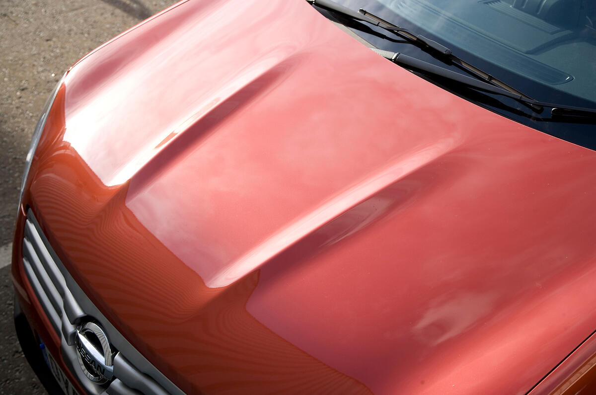 Despite what the looks suggest, the Qashqai is no off-roader Nissan Qashqai bonnet