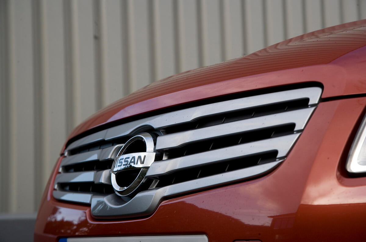 Inoffensive styling of the practical Qashqai has been a hit - it's been a sales phenomenon Nissan Qashqai front grille