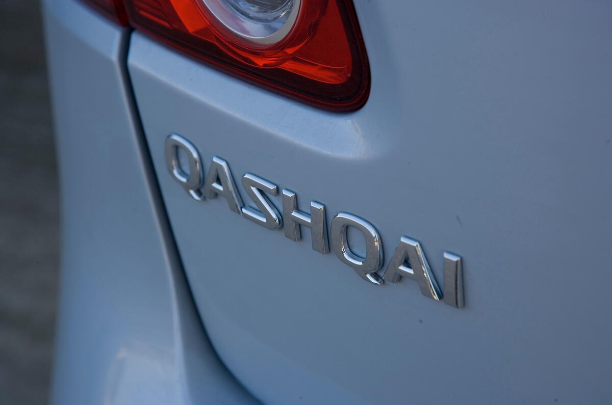 The Qashqai gets its name from an Iranian nomadic group  Nissan Qashqai badging