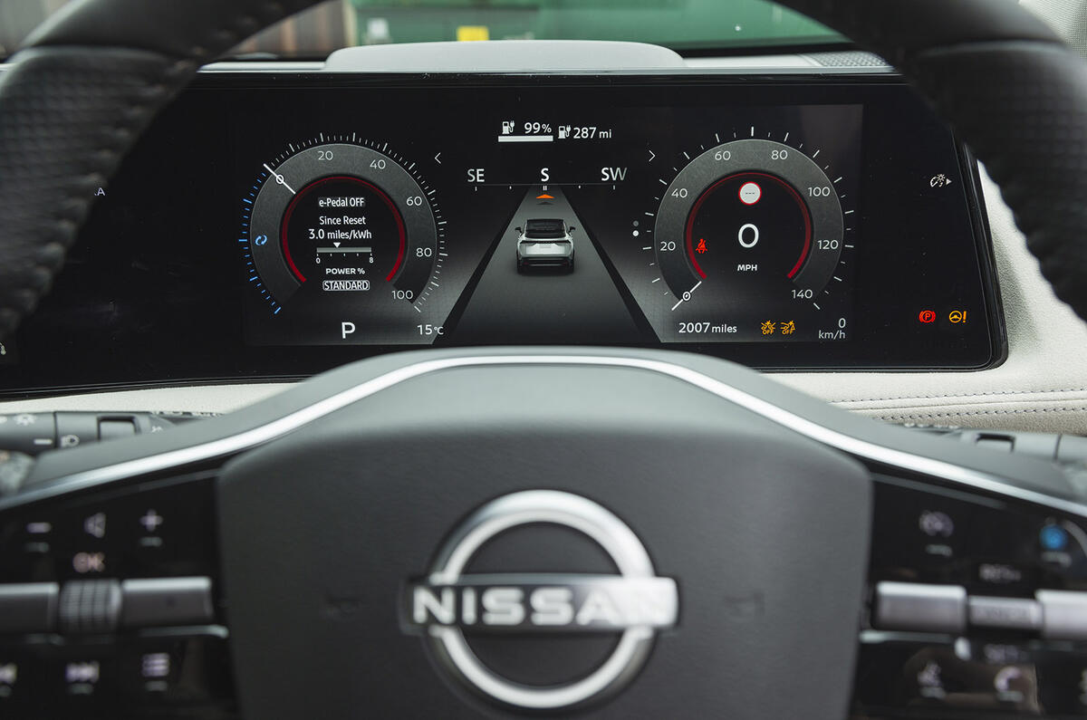 Nissan Ariya instruments