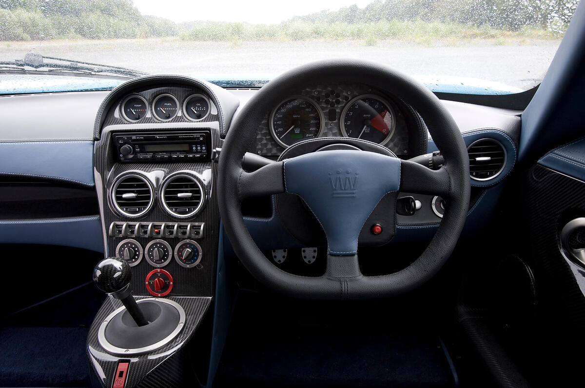 The Noble M600 has a cabin which is better than most low-volume sportscars Noble M600 dashboard