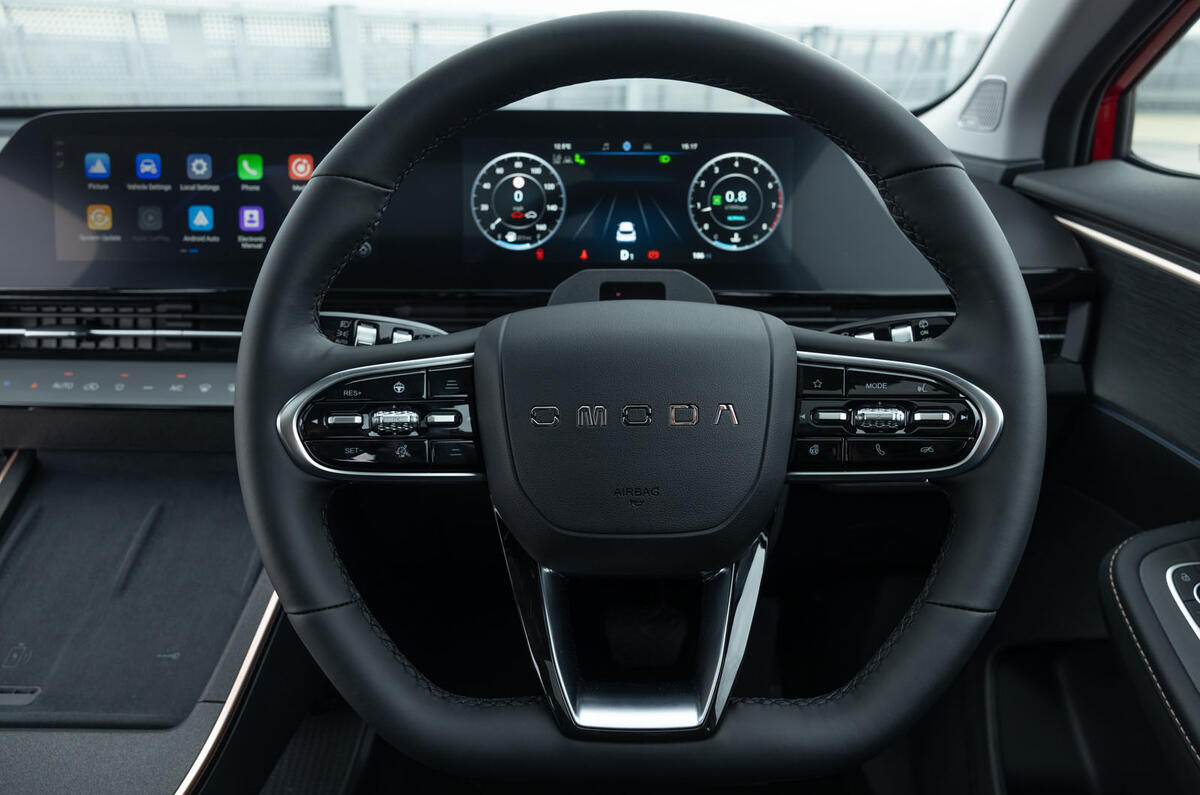 Omodo 5 review 2024 10 steering wheel Omodo 5 review 2024 10 steering wheel