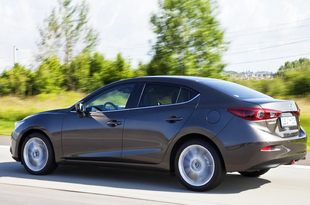 New Mazda 3 Saloon images leaked