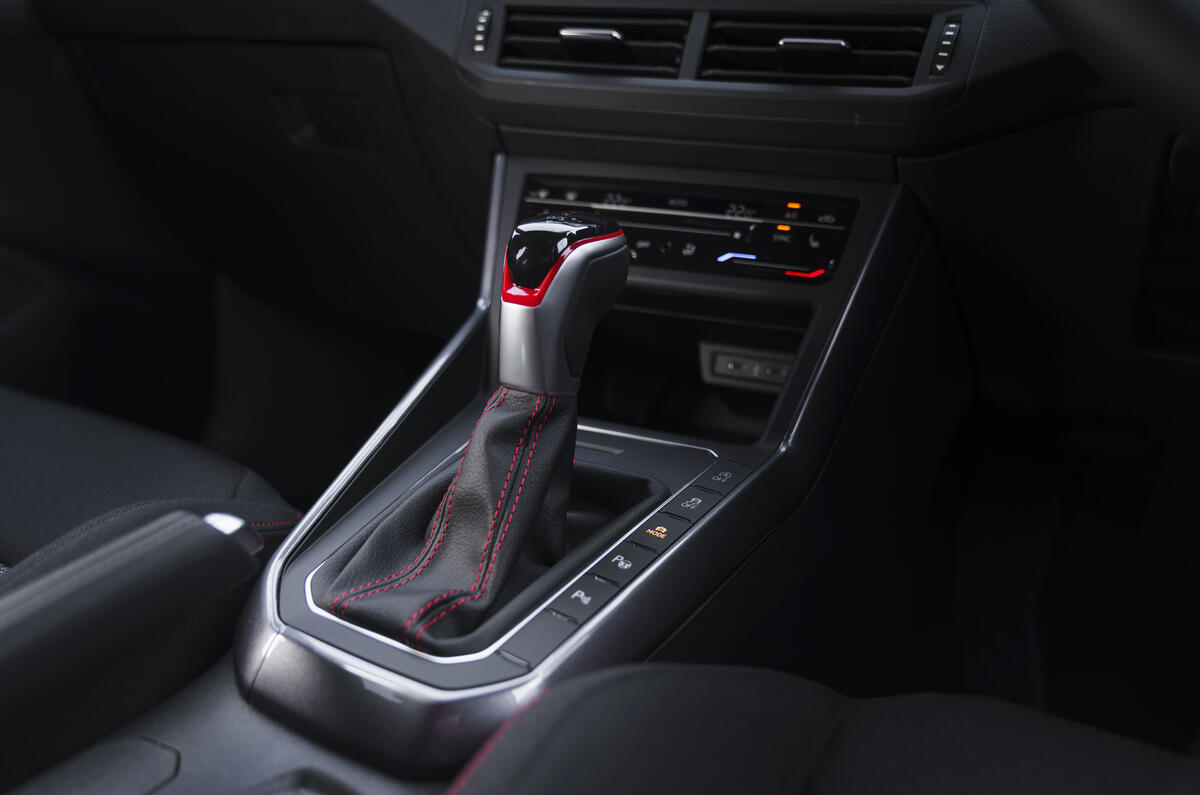 Sélecteur de vitesse de la Volkswagen Polo GTI