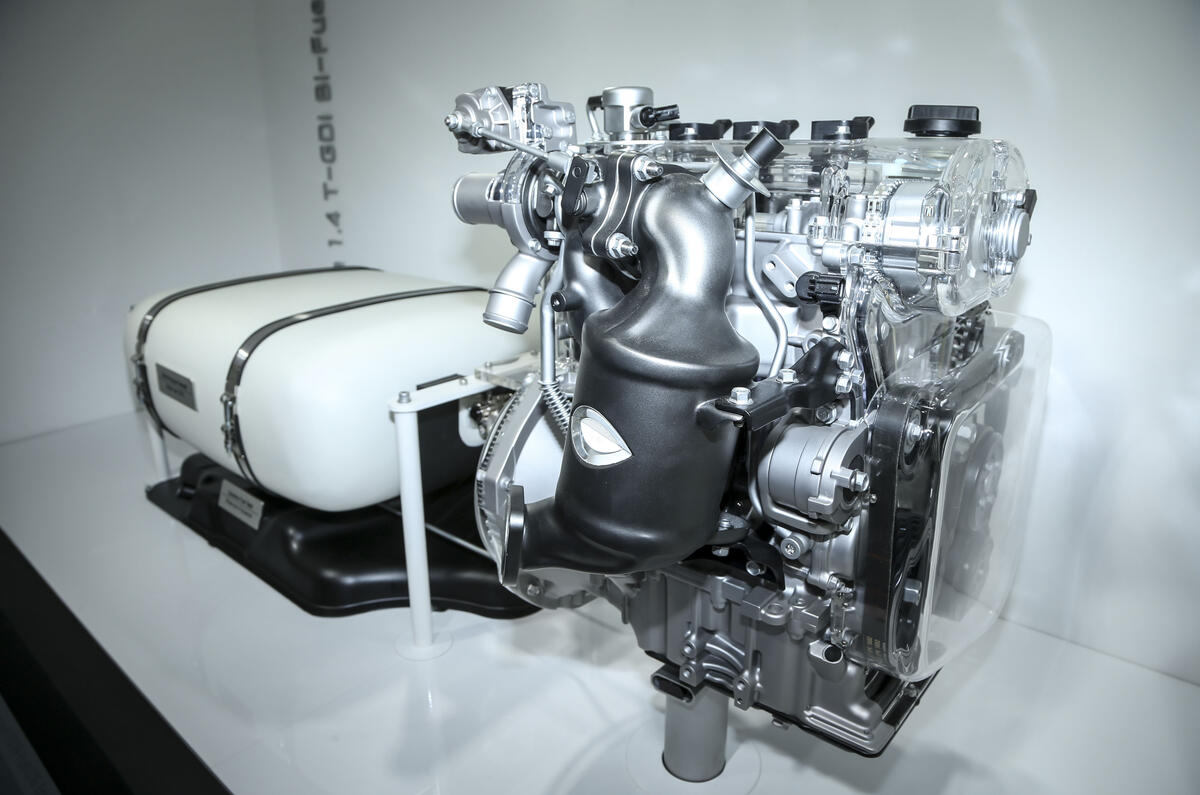 no title Hyundai unveils downsized turbo engines and seven-speed transmission