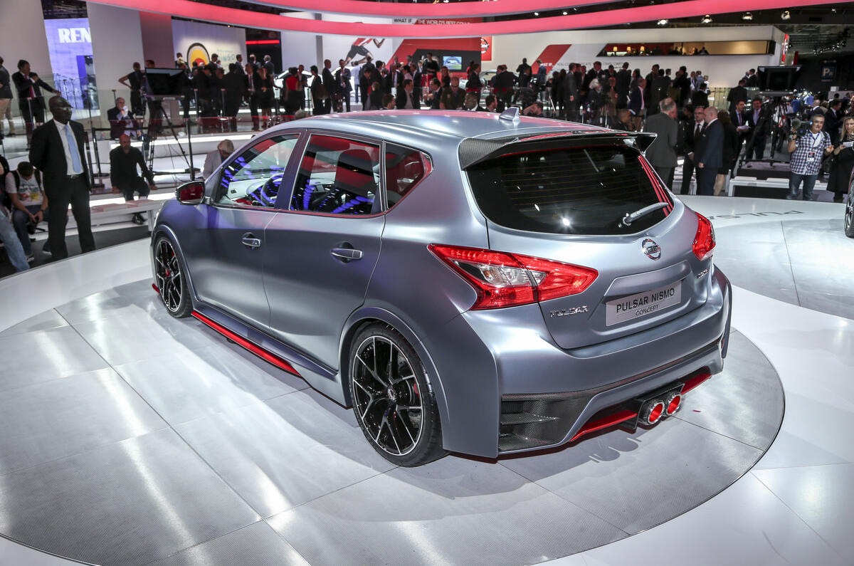 Nissan unveils tuned Pulsar Nismo at Paris motor show Nissan unveils tuned Pulsar Nismo at Paris motor show